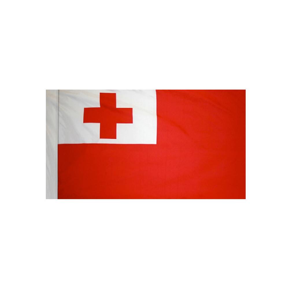 Tonga Flag with Polesleeve