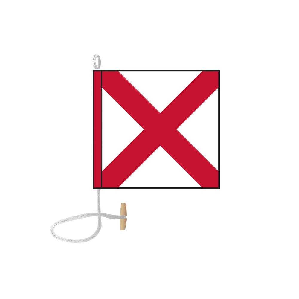 Letter V with Rope & Toggles