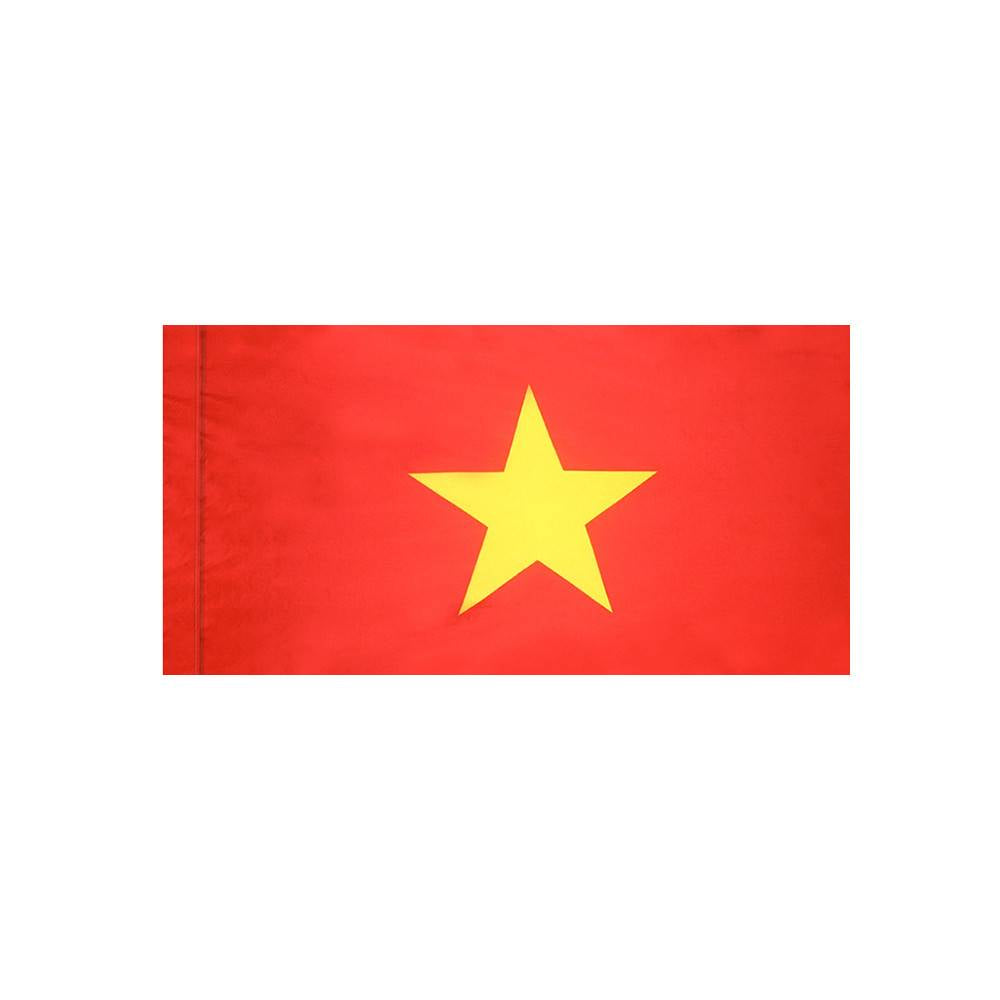 Vietnam Flag with Polesleeve