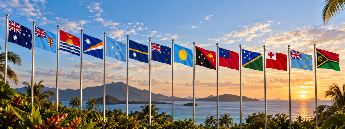 Oceania Flags