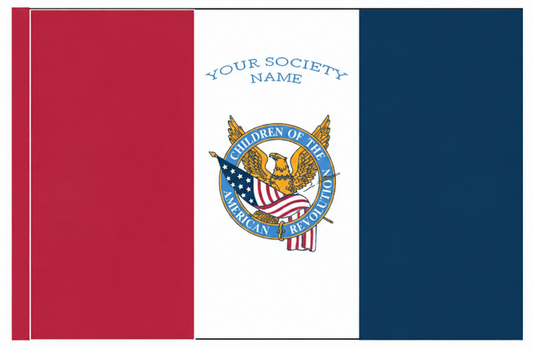 3x4-1/2 ft. Children of the American Revolution Chapter Flag with Polesleeve