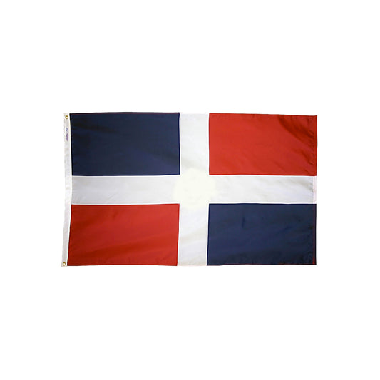Dominican Republic Flag without Seal
