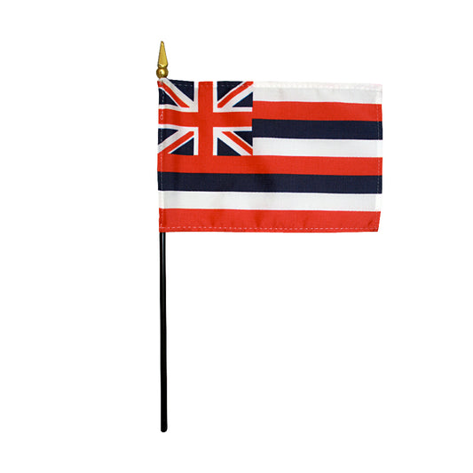 4x6 in. Hawaii Stick Flag