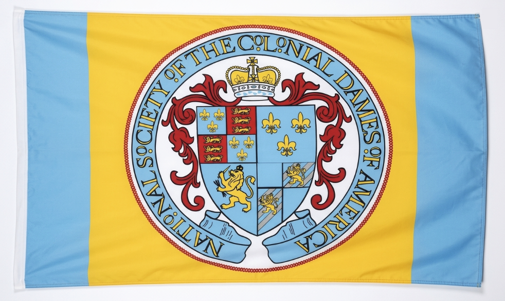Colonial Dames Of The American Revolution 3x5 Outdoor Flag