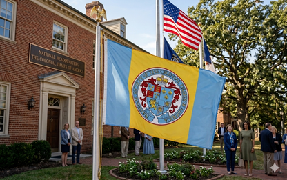 Colonial Dames Of The American Revolution 3x5 Outdoor Flag