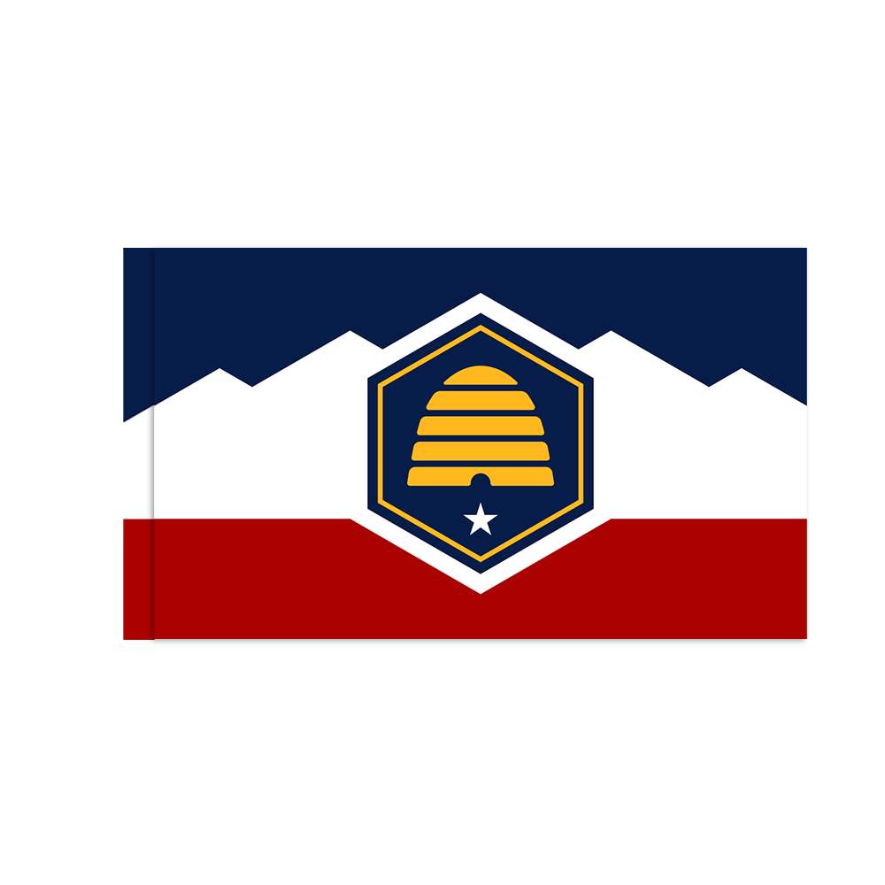 Utah Flag with Polesleeve