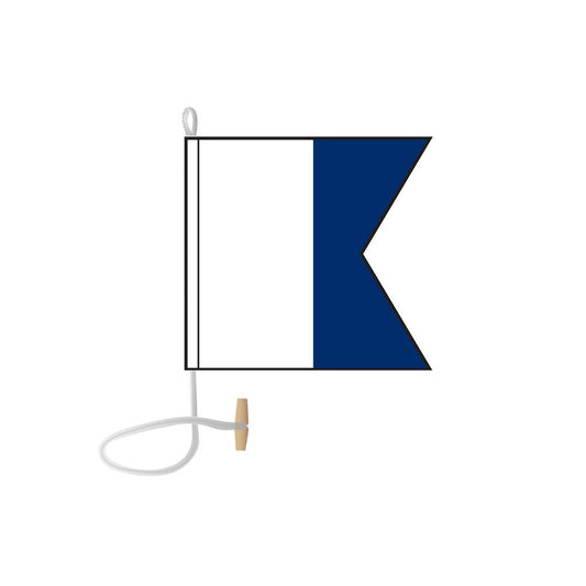 Letter A with Rope & Toggles