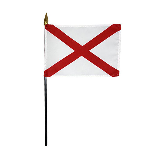 4x6 in. Alabama Stick Flag