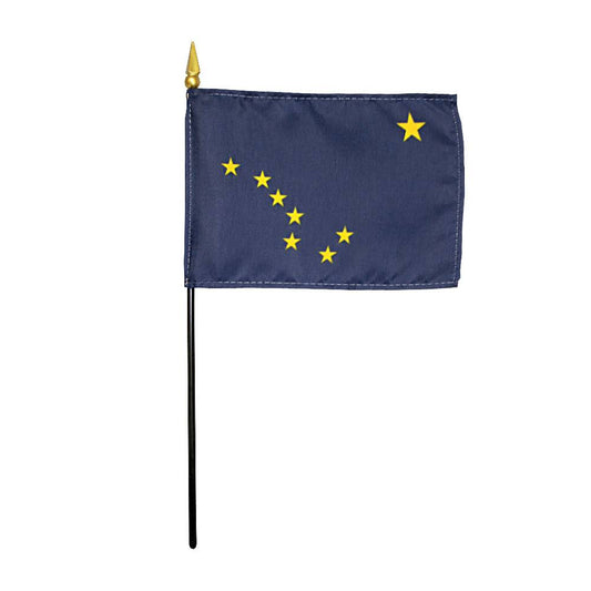 4x6 in. Alaska Stick Flag