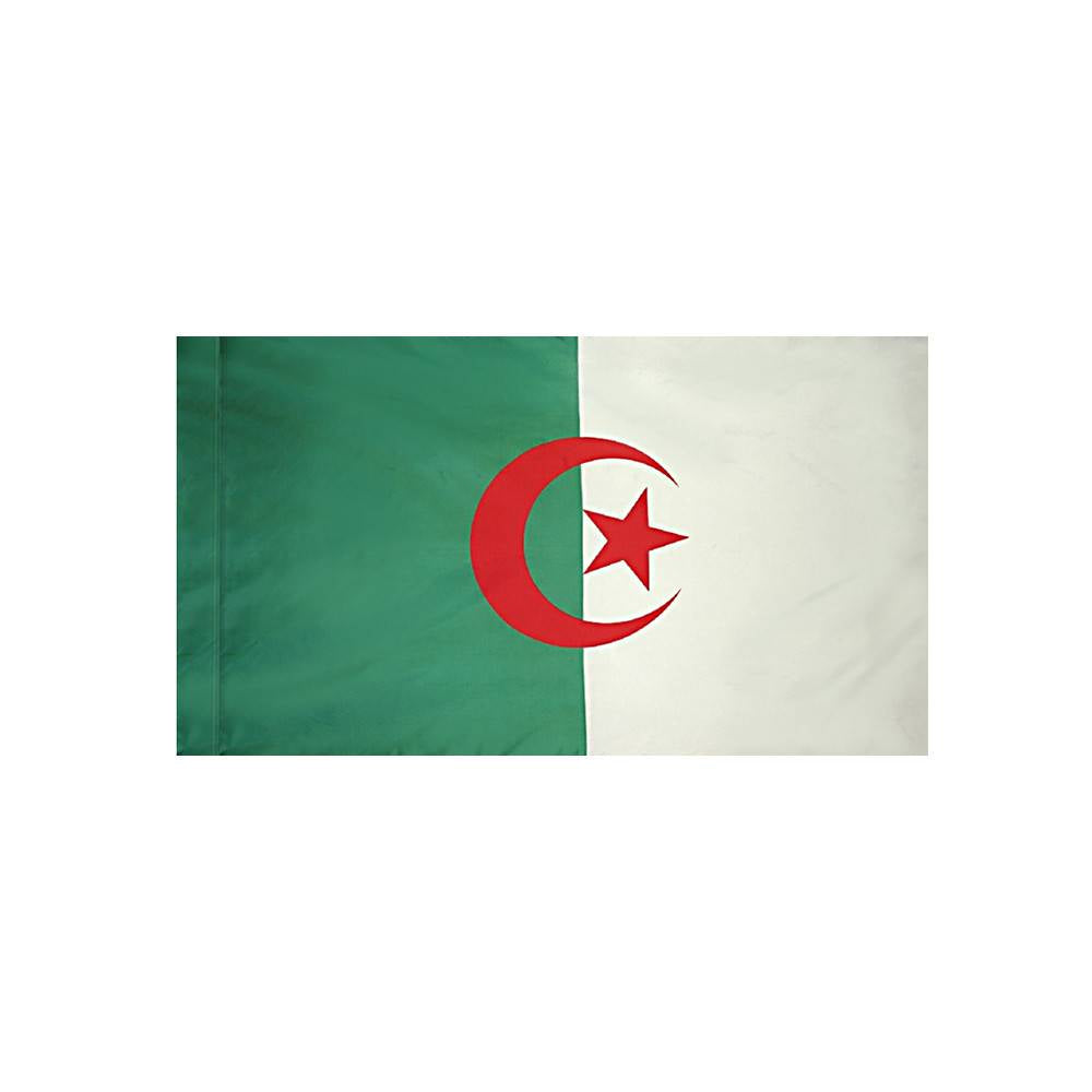 Algeria Flag with Polesleeve