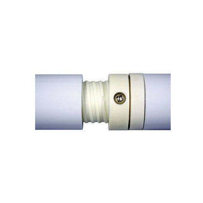 White Aluminum Spinning Outdoor Flagpole