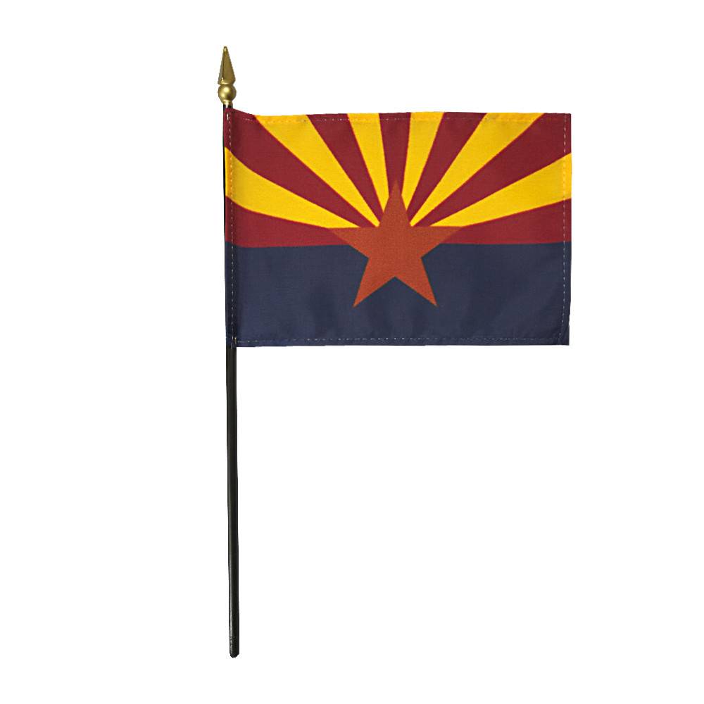 4x6 in. Arizona Stick Flag
