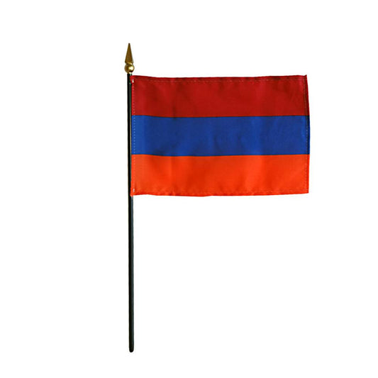 4x6 in. Armenia Stick Flag