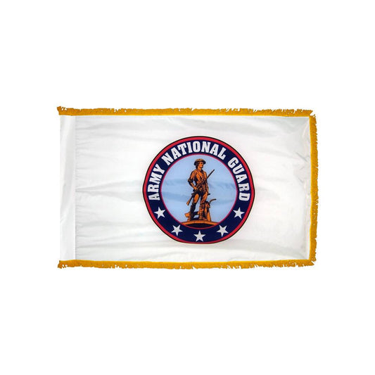 Army National Guard Flag with Polesleeve & Fringe