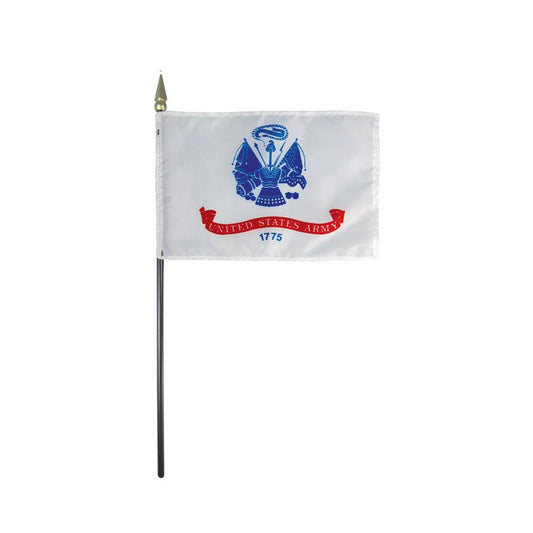 4x6 in. Army Stick Flag