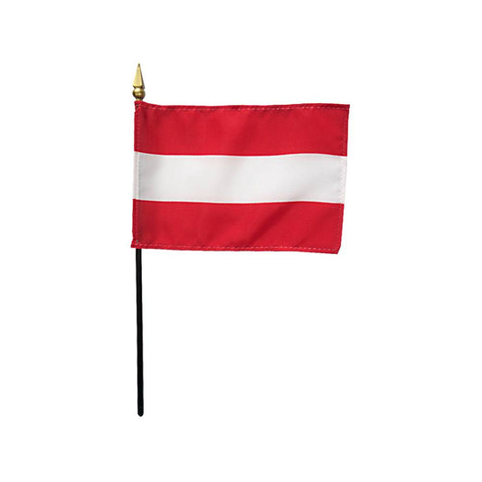 4x6 in. Austria Stick Flag