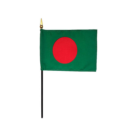 4x6 in. Bangladesh Stick Flag