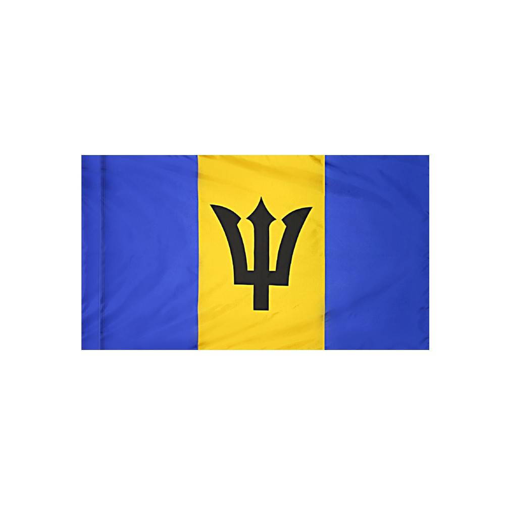 Barbados Flag with Polesleeve