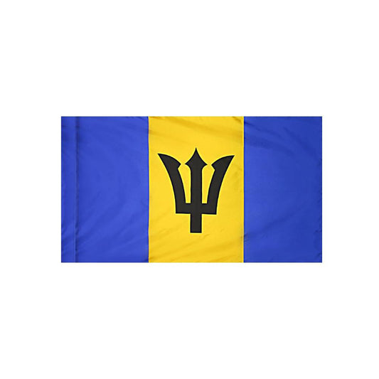 Barbados Flag with Polesleeve