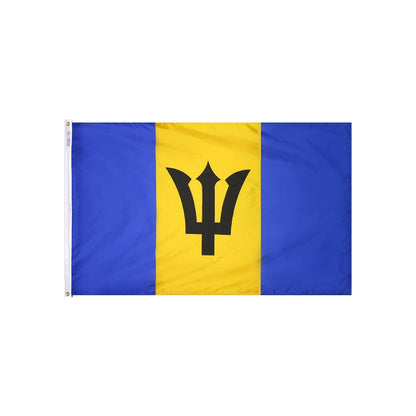 12x18 in. Barbados Nautical Flag