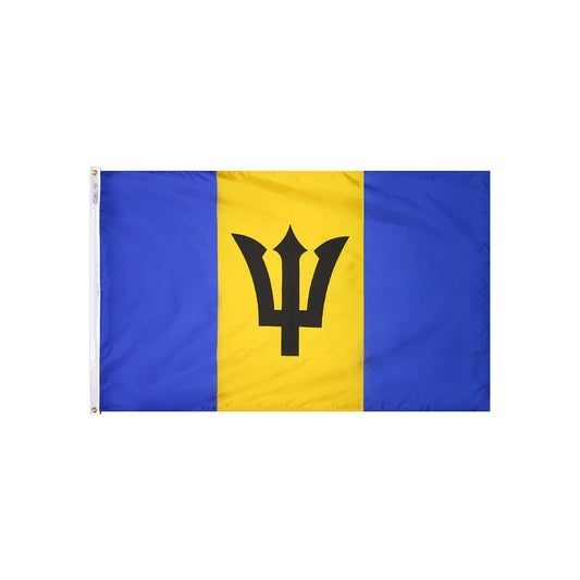 12x18 in. Barbados Nautical Flag