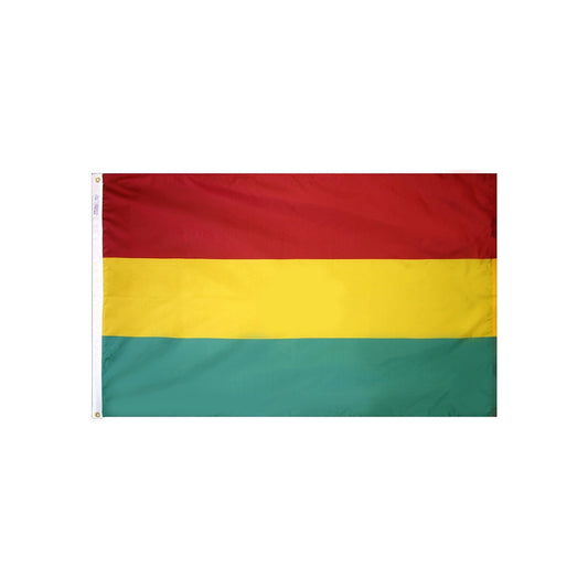 Bolivia Flag without Seal