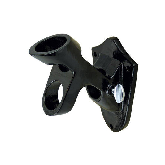 Black 2-Option Bracket for 1 in. Diameter Flagpole
