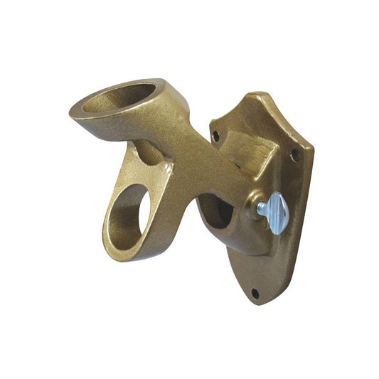 Gold 2-Option Bracket for 1 in. Diameter Flagpole