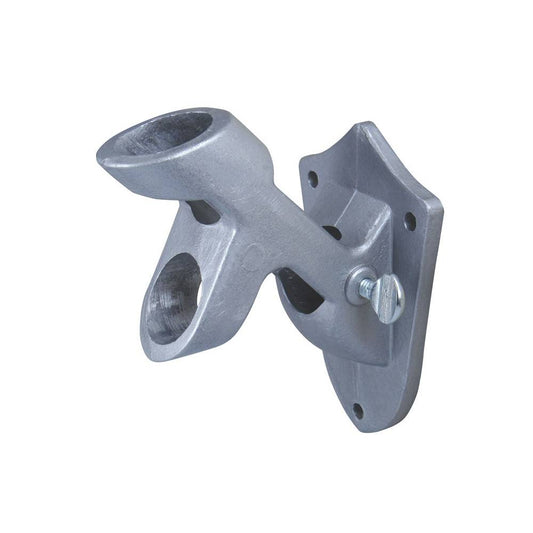 Silver 2-Option Bracket for 1 in. Diameter Flagpole