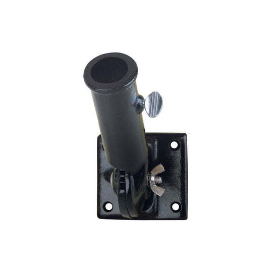 Black Adjustable Bracket for 1 in. Diameter Flagpole