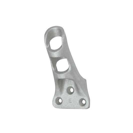 Silver 45 Degree Bracket for 1 in. Diameter Flagpole