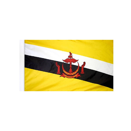 Brunei Flag with Polesleeve