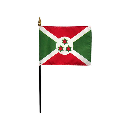 4x6 in. Burundi Stick Flag