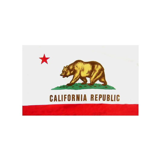 California Flag with Polesleeve