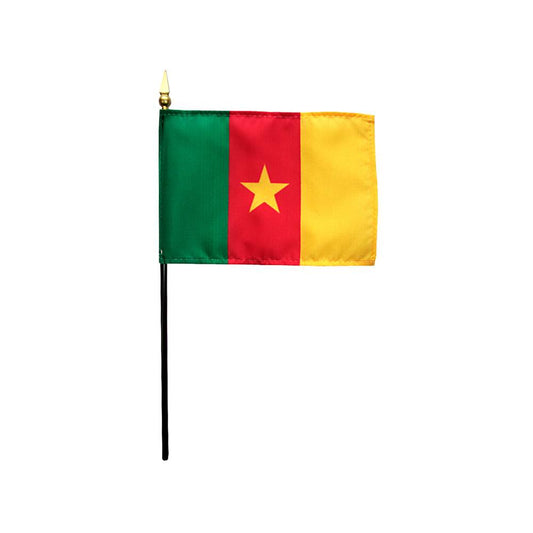 4x6 in. Cameroon Stick Flag
