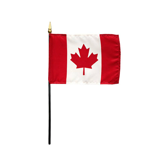 4x6 in. Canada Stick Flag