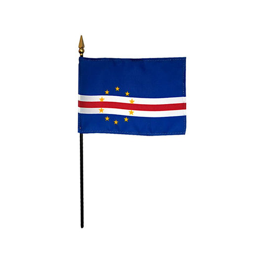 4x6 in. Cape Verde Stick Flag