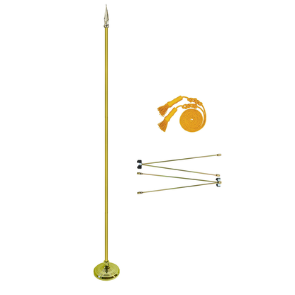 Classic Indoor Display Set with Adjustable Flagpole - NO FLAG