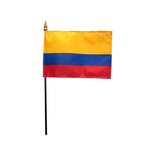 4x6 in. Colombia Stick Flag