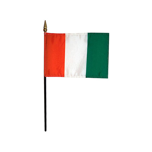 4x6 in. Cote D'Ivoire Stick Flag
