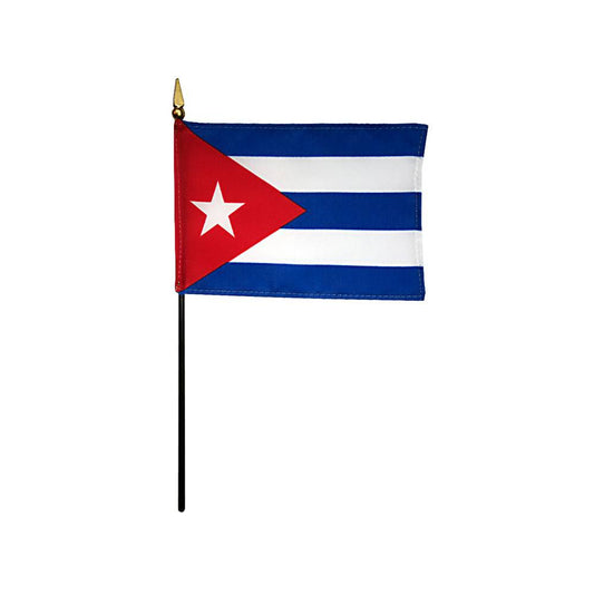 4x6 in. Cuba Stick Flag
