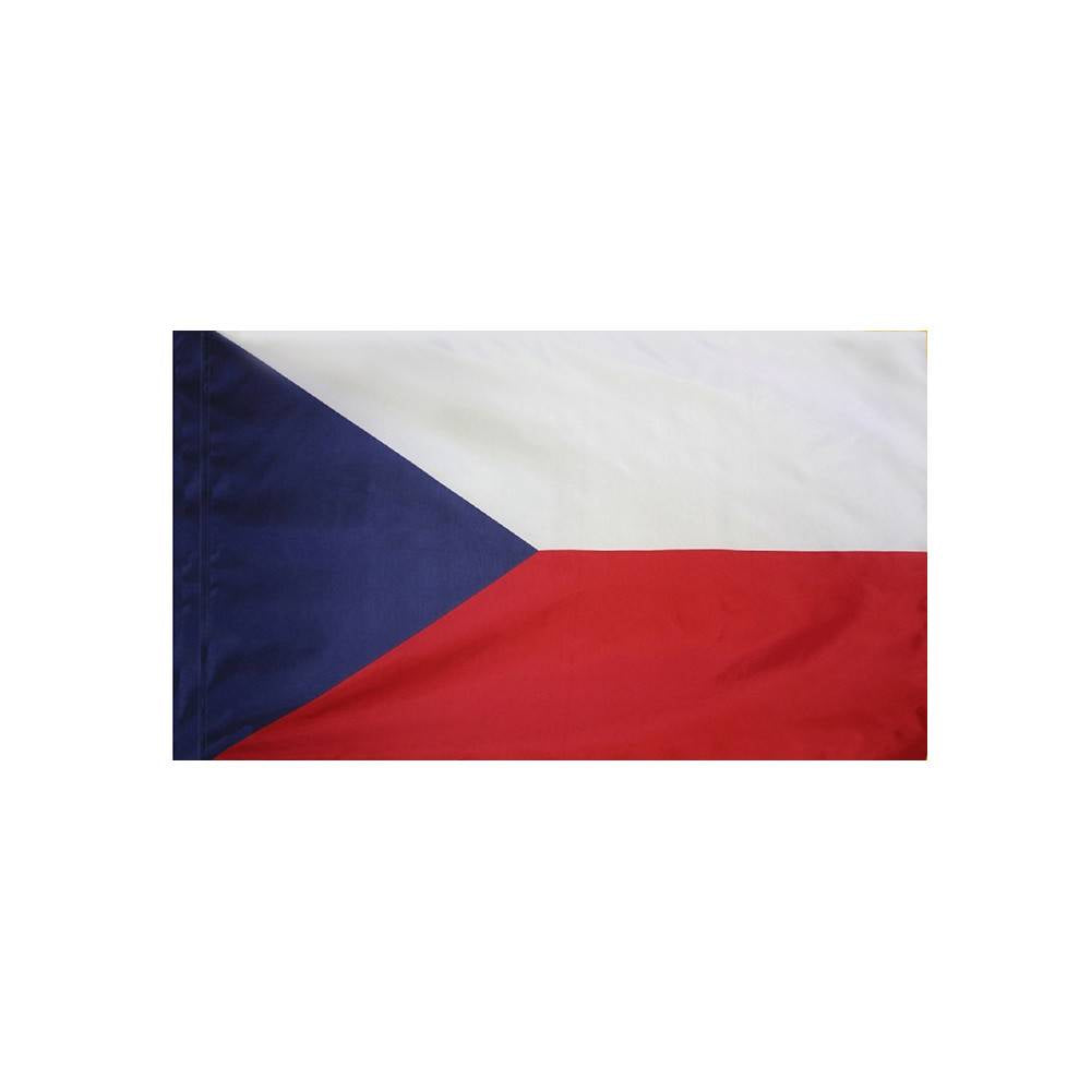 Czech Republic Flag with Polesleeve