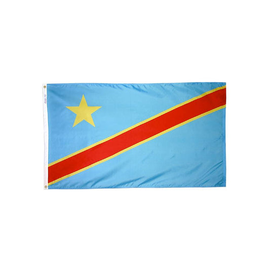 Democratic Republic of the Congo Flag