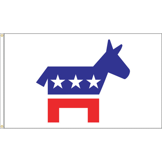 3x5 ft. Democratic Donkey Flag