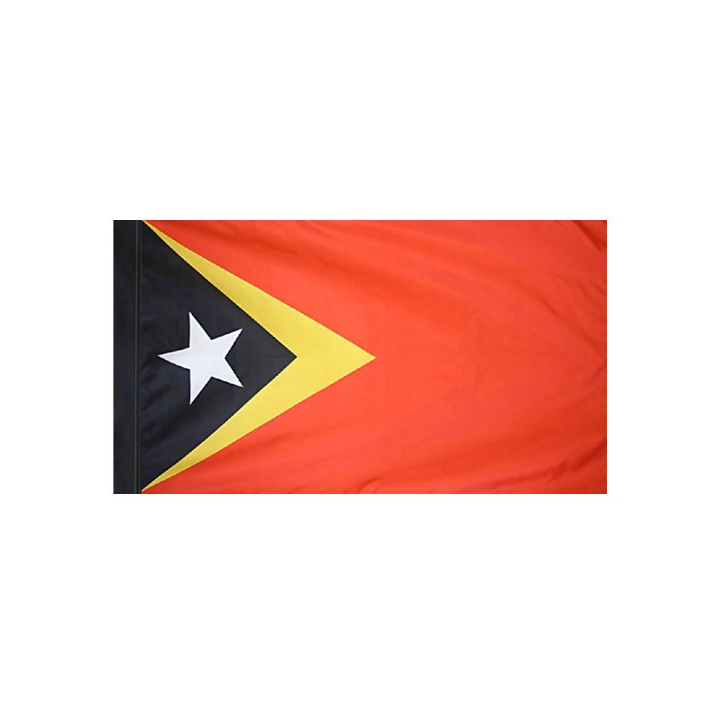 East Timor Flag with Polesleeve