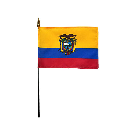 4x6 in. Ecuador Stick Flag
