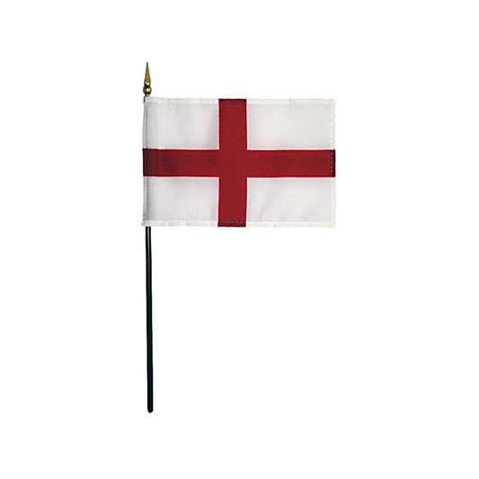 4x6 in. England Stick Flag