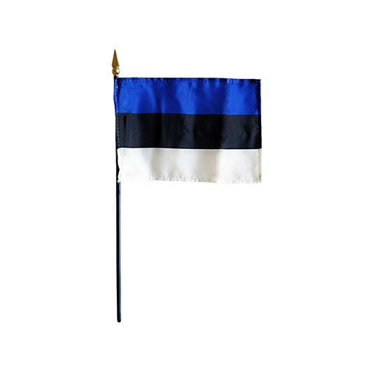 4x6 in. Estonia Stick Flag