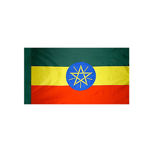 Ethiopia Flag with Polesleeve