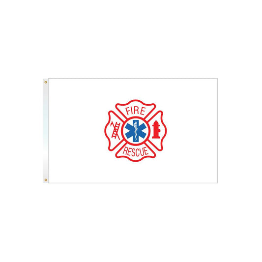 Fire Rescue Flag - All-Weather Nylon